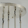 Raindrop Round Chandelier 5 Lights 14