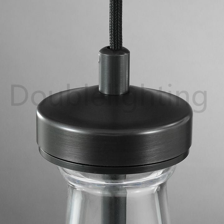 Raindrops 2-Light Cord Round Chandelier