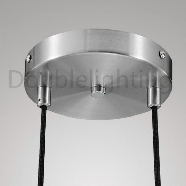 Raindrops 2-Light Cord Round Chandelier