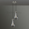 Raindrops 2-Light Cord Round Chandelier