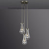 Raindrops 3-Light Rod Round Chandelier