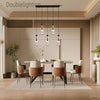 Raindrops 5-Light Cord Rectangular Chandelier