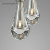 Raindrops 5-Light Cord Rectangular Chandelier