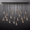 Raindrop Rectangle Chandelier 72