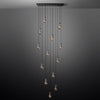 Raindrop Rectangle Chandelier 54