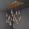 Raindrop Rectangle Chandelier 72