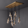 Raindrop Rectangle Chandelier 54