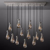 Raindrop Rectangle Chandelier 54