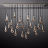 Raindrop Rectangle Chandelier 72