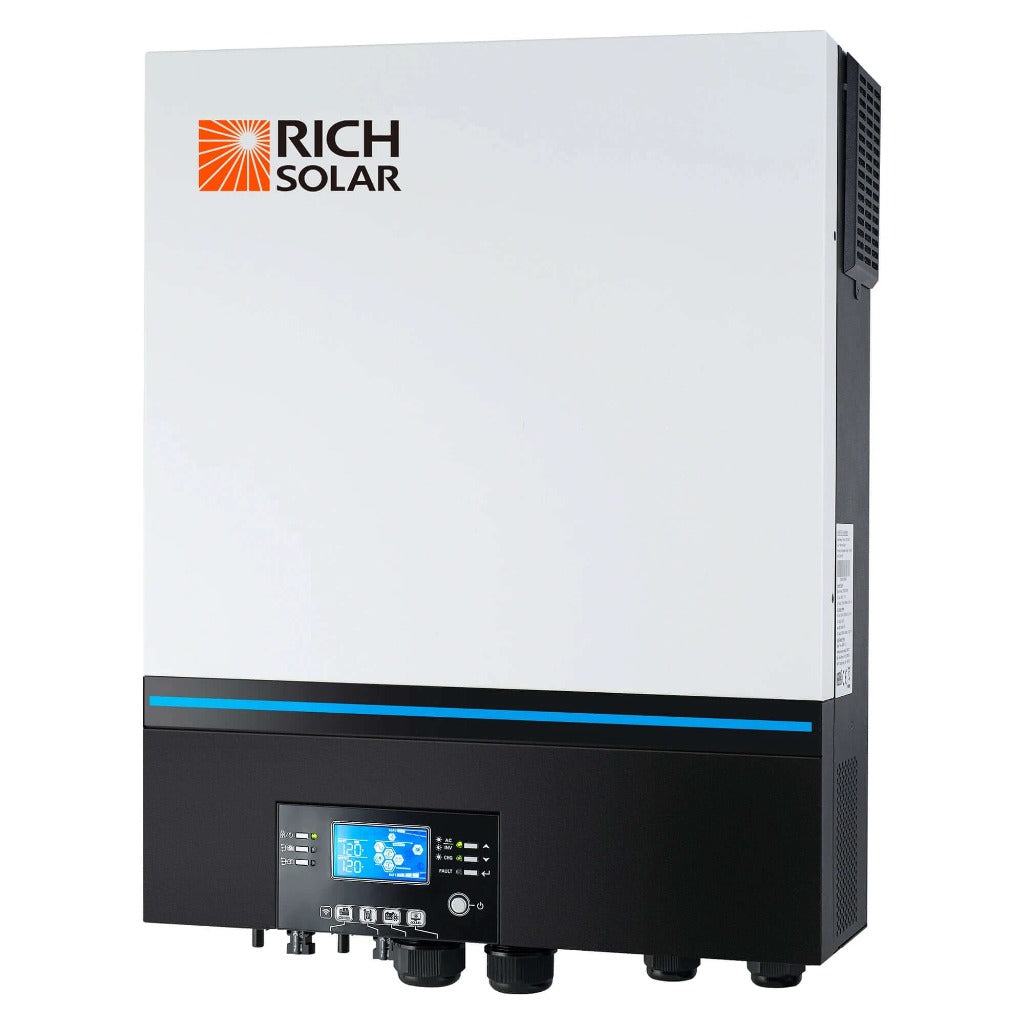 Rich Solar Cabin Off Grid Solar Kit | 6,500W Output - 4,800Wh Capacity - 1,000W Solar | 48V - 120VAC