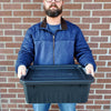 Small 4-Gallon Water-Resistant Stackable Storage Totes