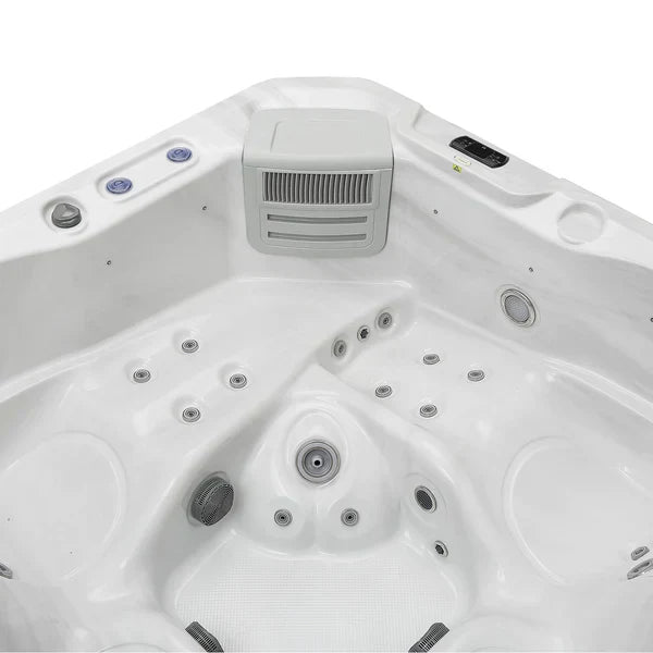 5-Person LED Luxury Hydromassage Outdoor Hot Tub