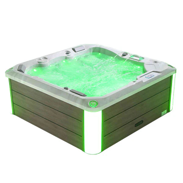 5-Person LED Luxury Hydromassage Outdoor Hot Tub