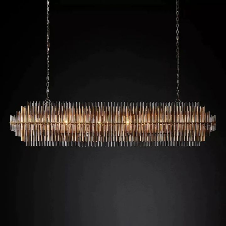 Serein Rectangular Chandelier 54"