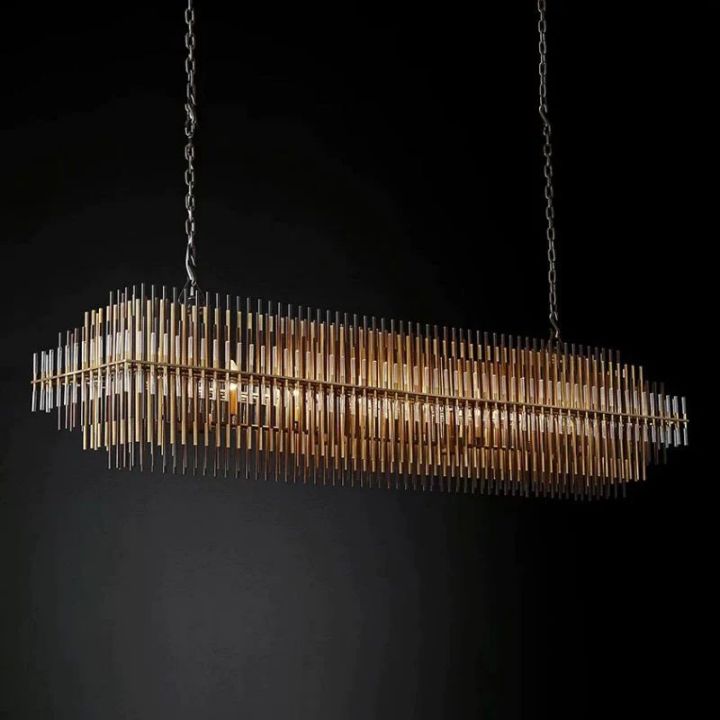 Serein Rectangular Chandelier 54"