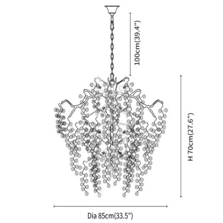 Shiro Crystal Chandelier