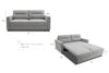 Sidney 2 Seat Sofa Bed