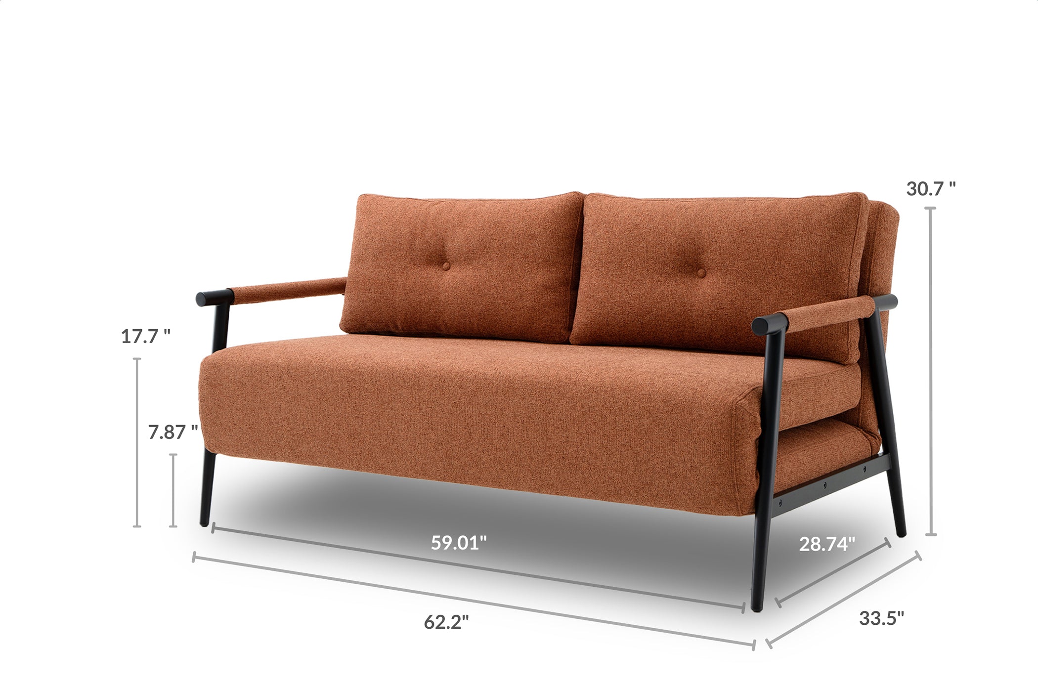 Jenner 2 Seat Sofa Bed