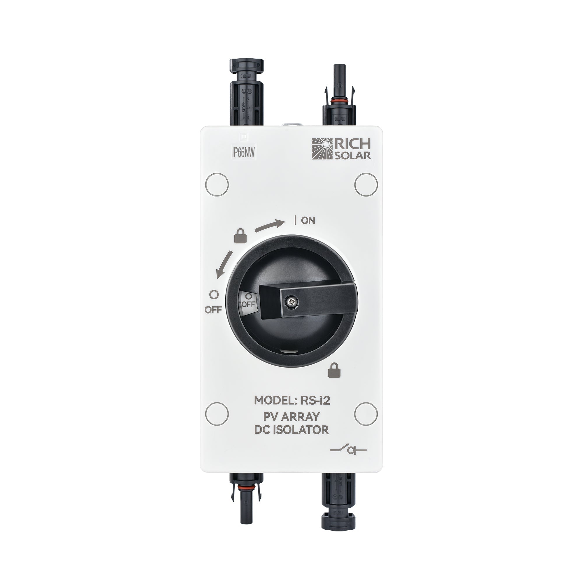 Rich Solar RS-i2 Solar PV DC Quick Disconnect Switch | 1500V - 32A