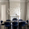 Solitaire Linear Chandelier 37'' 50'' 70'' 87