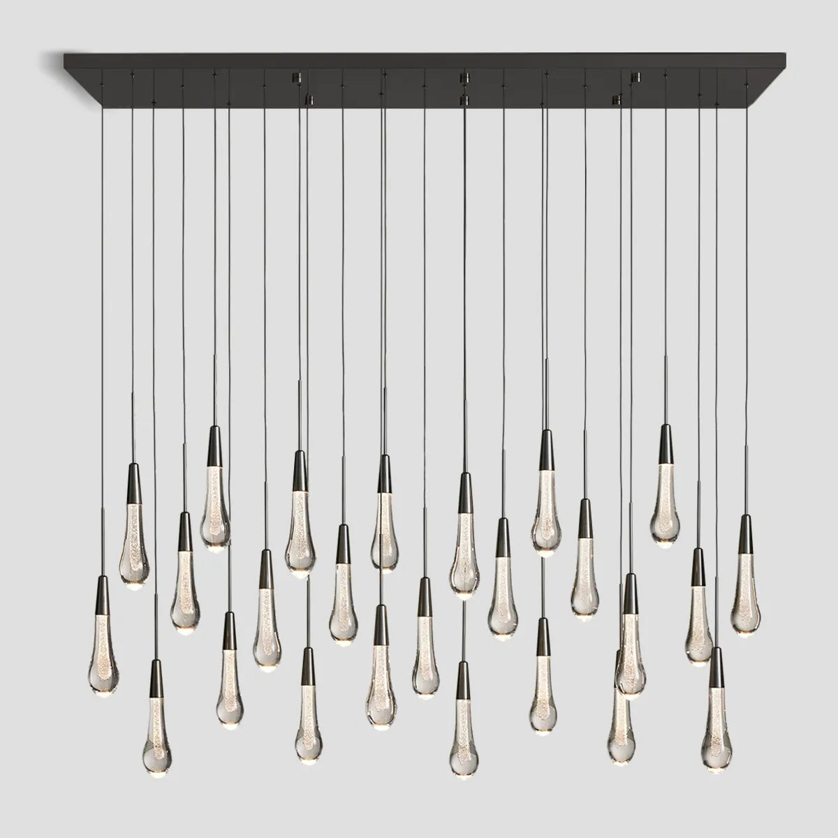 Solitaire Linear Chandelier 37'' 50'' 70'' 87" 120"W