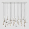 Solitaire Linear Chandelier 37'' 50'' 70'' 87