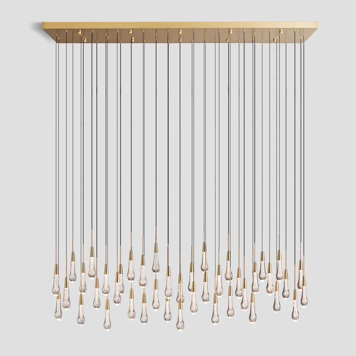 Solitaire Linear Chandelier 37'' 50'' 70'' 87" 120"W