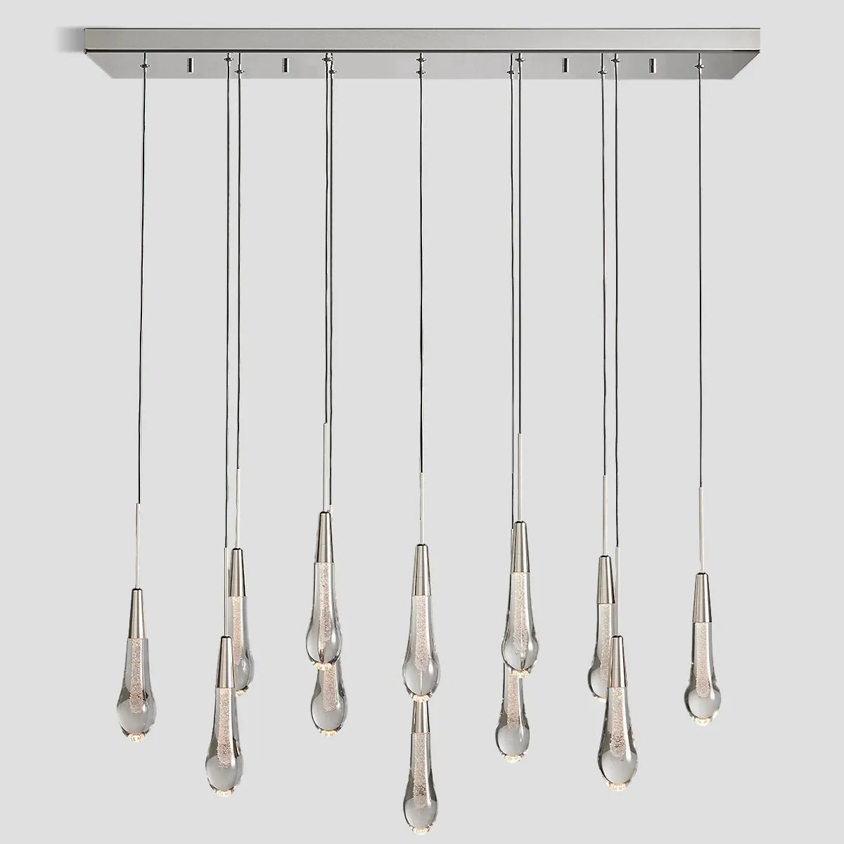 Solitaire Linear Chandelier 37'' 50'' 70'' 87" 120"W