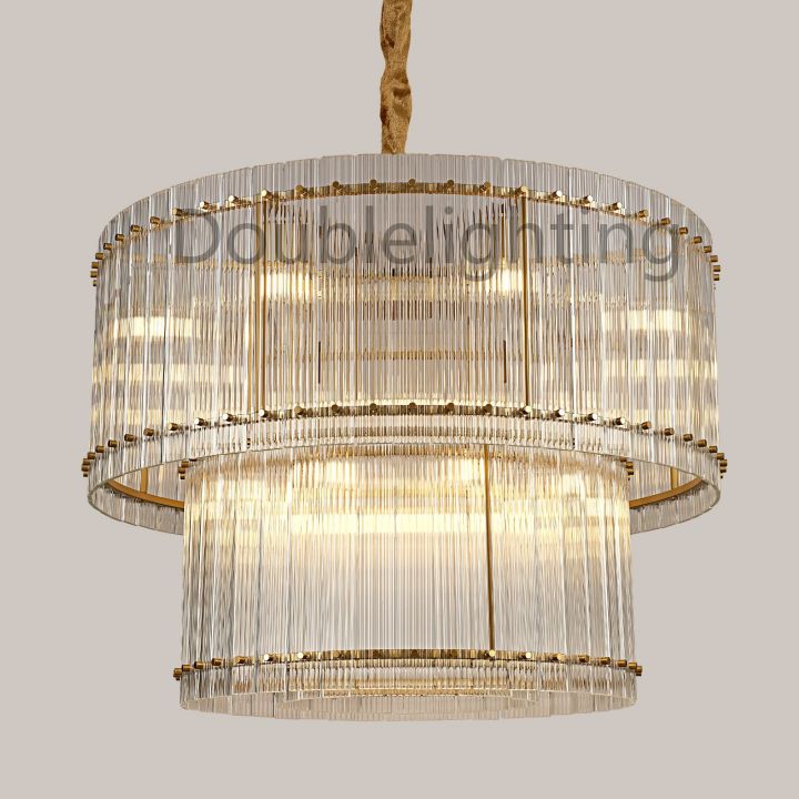 Tina Two-Tier Luxury Round Chandelier 37"