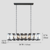 Apricity Crystal Rectangular Chandelier