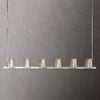 Twinkle Glass Linear Chandelier 60