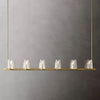 Twinkle Glass Linear Chandelier 60