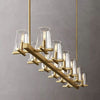 Twinkle Glass Linear Chandelier 60