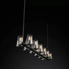 Twinkle Glass Linear Chandelier 60