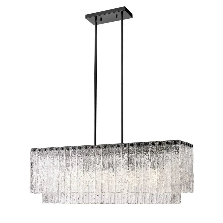 Aimee Linear Glass Chandelier