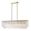 Aimee Linear Glass Chandelier