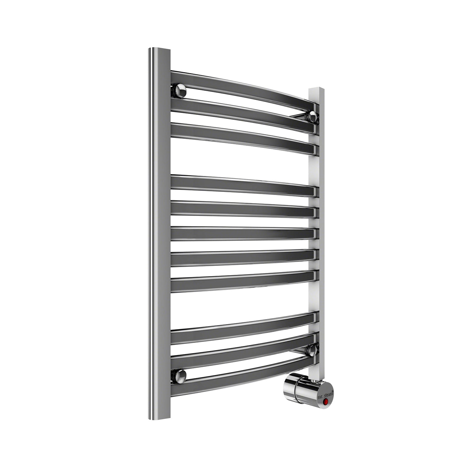 Mr.Steam Electric Towel Warmer with 28 in. W Digital Timer, Broadway Collection in Polished Chrome | W228T