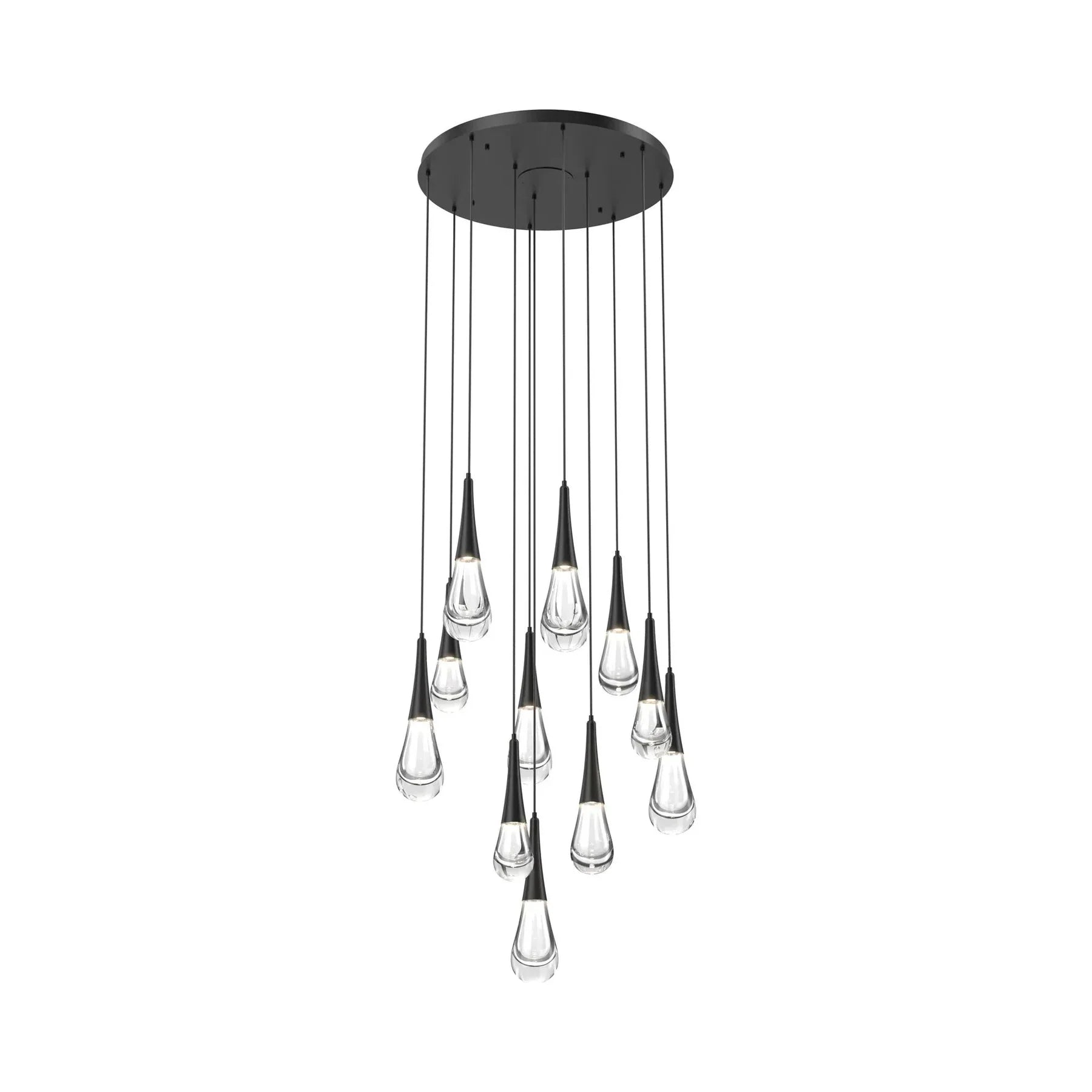 Water Drop Round LED Chandelier