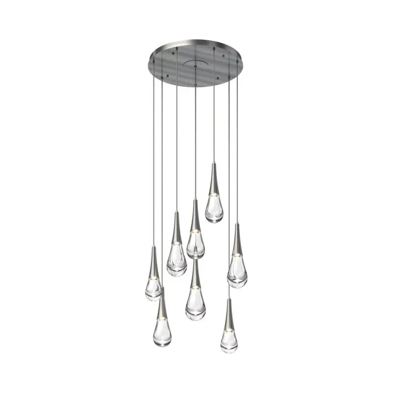 Water Drop Round LED Chandelier