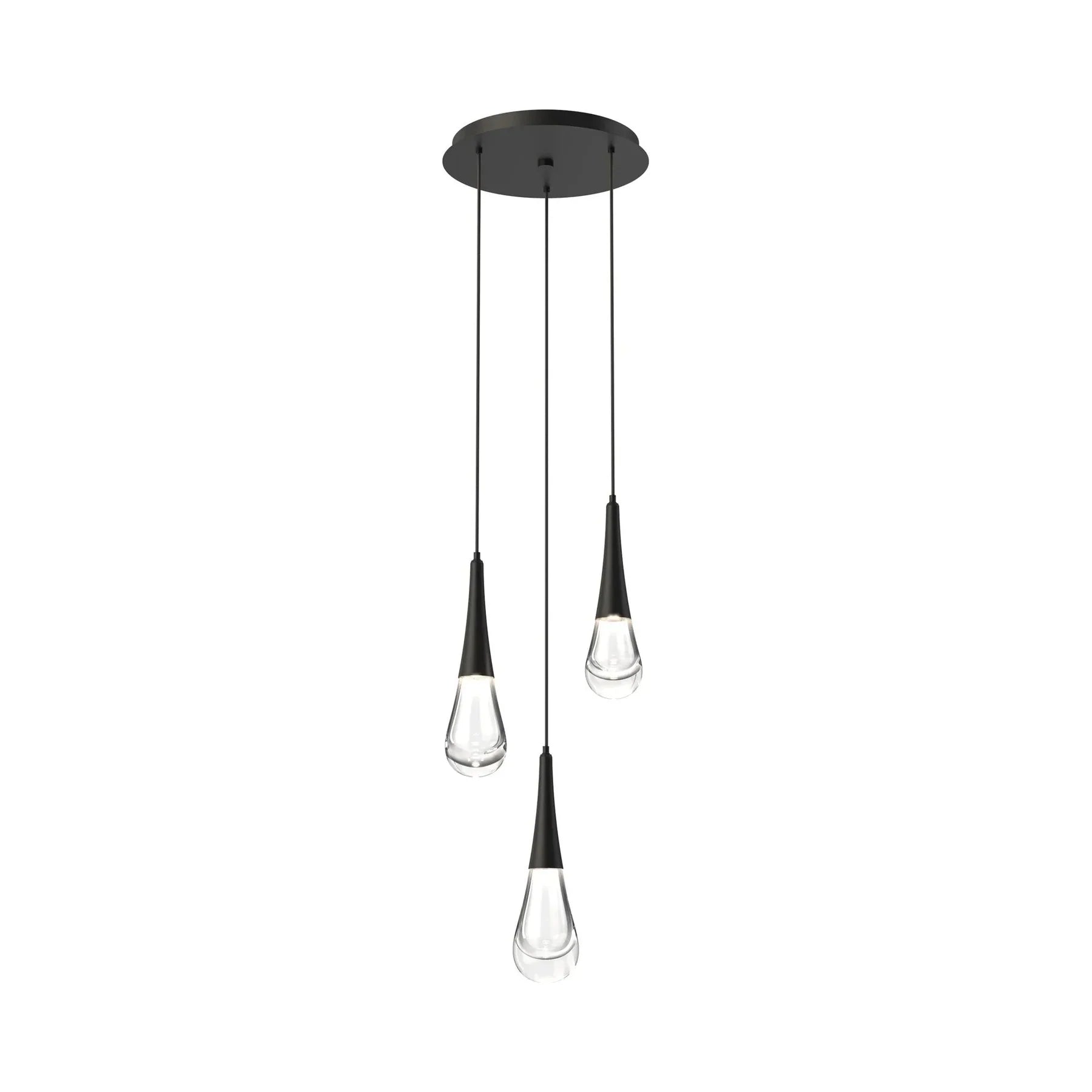 Water Drop Round LED Chandelier