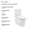 Swiss Madison St. Tropez One-Piece Elongated Toilet Vortex Dual-Flush 1.1/1.6 gpf | SM-1T254