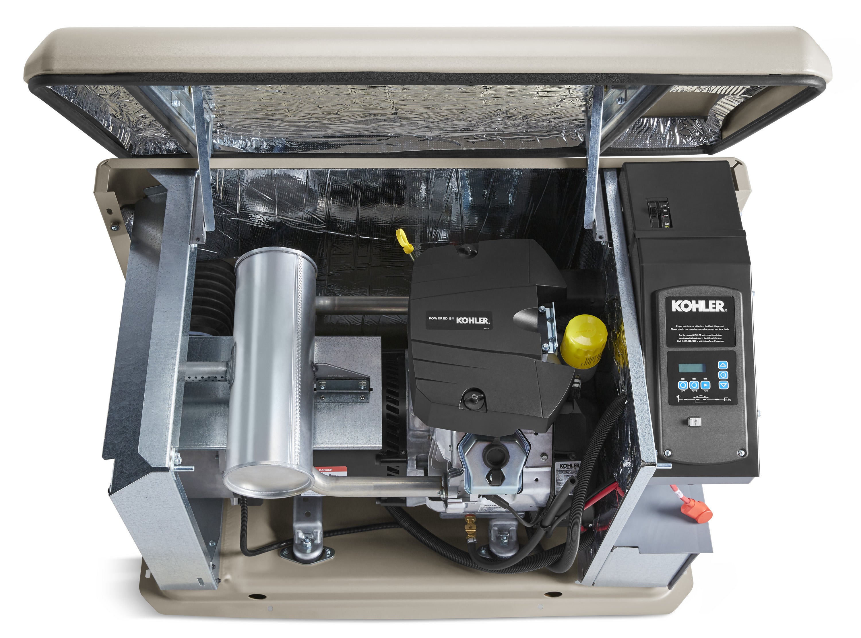 Kohler 20RCAL-200SELS 20KW Standby Generator w/ 200 Amp Automatic Transfer Switch and App Connect Scratch and Dent