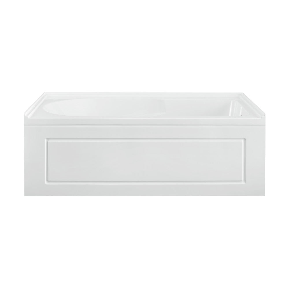 Swiss Madison Concorde 60" x 32" Acrylic Glossy White, Alcove, Integral, Right-Hand Drain, Apron Bathtub | SM-AB560