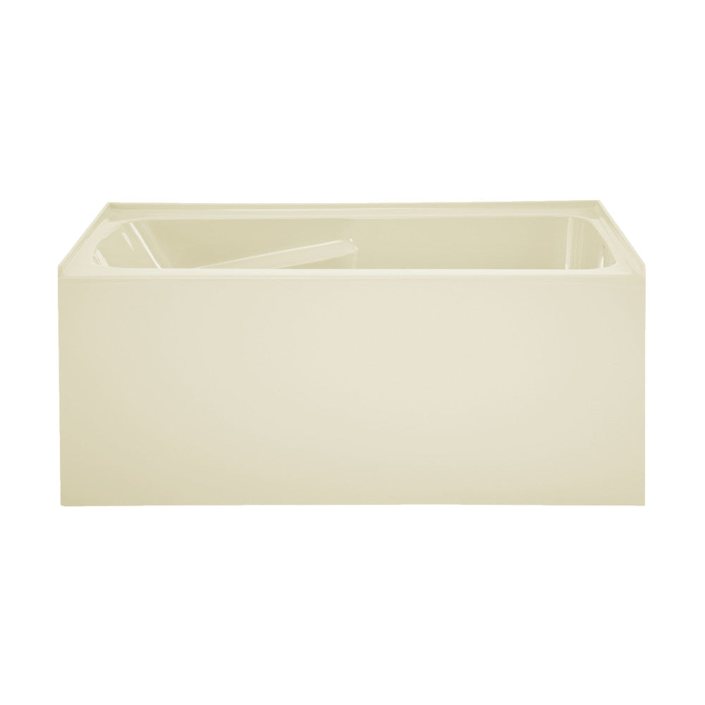 Swiss Madison Voltaire 54" x 30" Right-Hand Drain Alcove Bathtub with Apron in Bisque | SM-AB550BQ