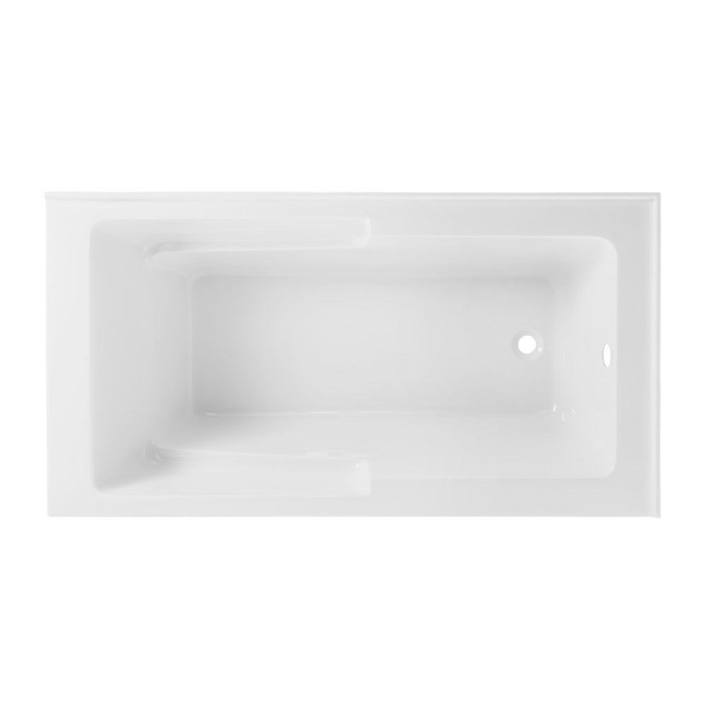 Swiss Madison Claire 60" x 32" Right-Hand Drain Drain Alcove Tub with Corner Apron | SM-AB571