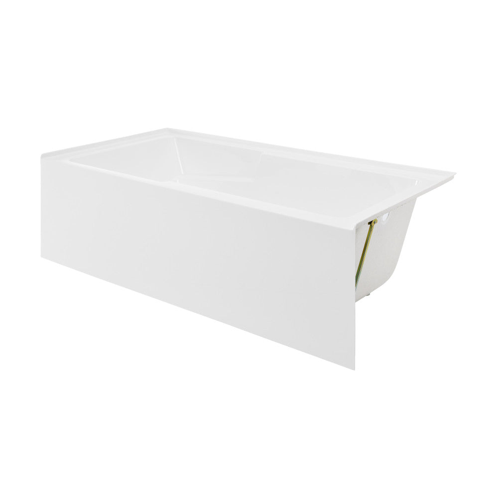 Swiss Madison Voltaire 72" x 36" Right-Hand Drain Alcove Bathtub with Apron and Armrest | SM-AB555