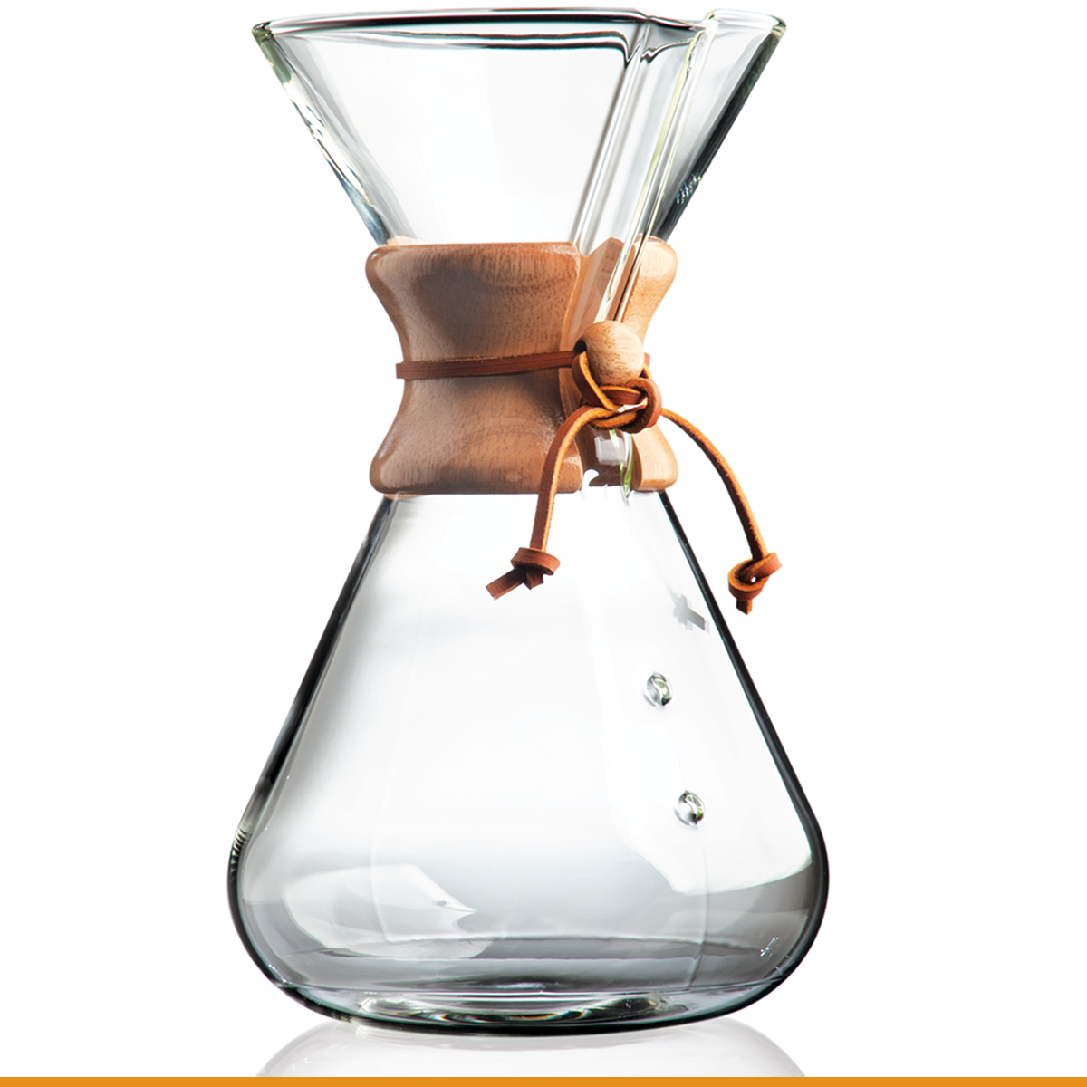 Chemex Handblown Coffee Makers 3, 5, 8, 13 Cup T.M. Ward Coffee Company