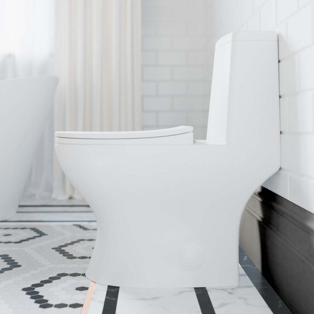 Swiss Madison Ivy One-Piece Toilet, 10" Rough-in 1.1/1.6 gpf | SM-1T127