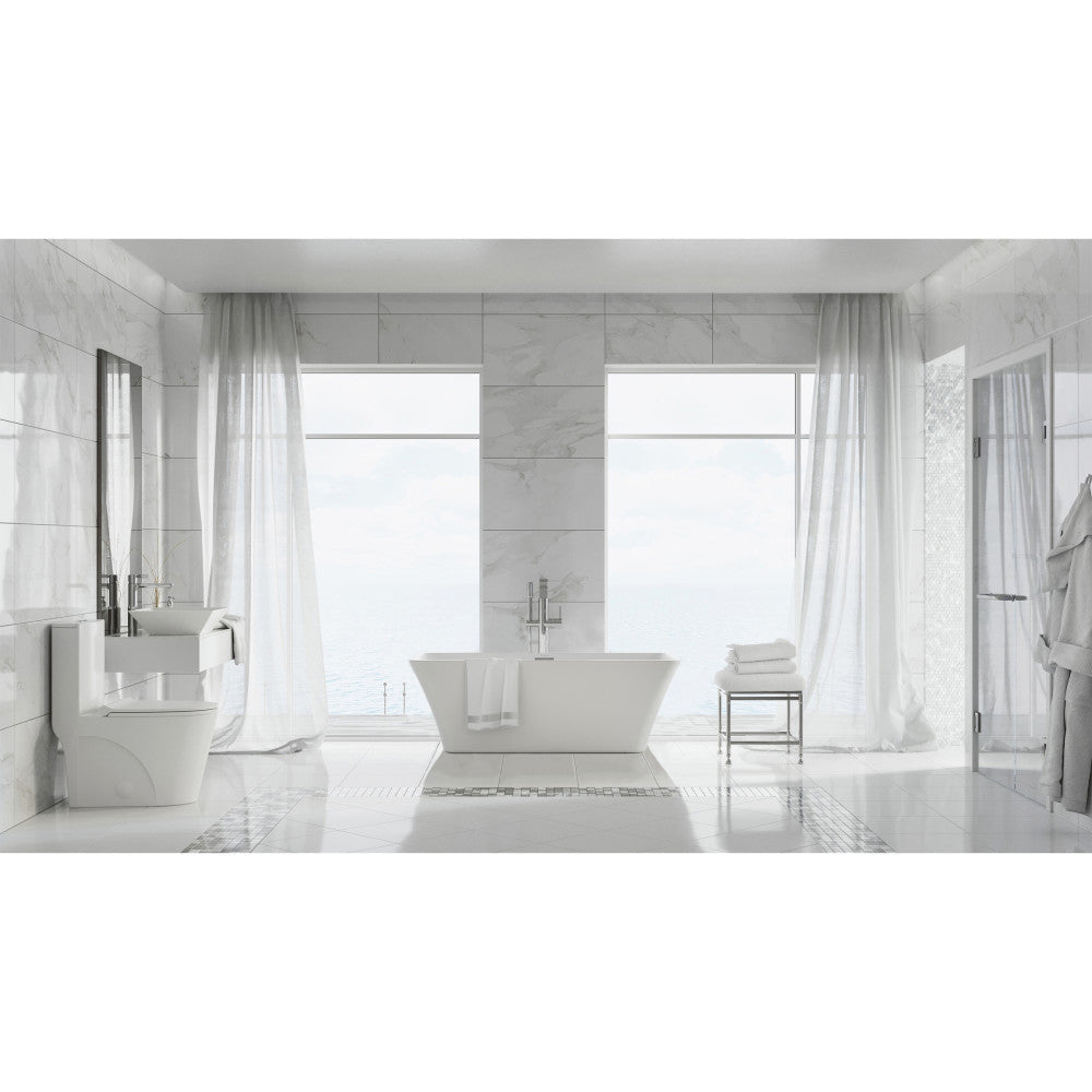 Swiss Madison St. Tropez 60" Freestanding Bathtub | SM-FB569