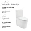 Swiss Madison St. Tropez One Piece Elongated Toilet Dual Vortex Flush 1.1/1.6 gpf with 10